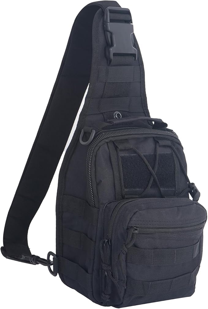 FAMI Outdoor Tactical Bag Backpack, Military Sport Bag Pack Sling Shoulder Backpack Tactical Satchel for Every Day Carry (...