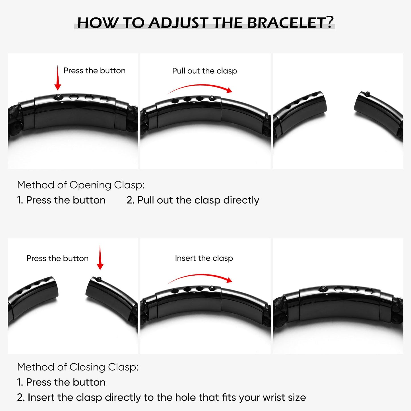 VNOX Leather Bracelet Gift for Men丨Personalized Believe in you like I do(Inside) Mens Braided Leather Cuff Bangle, Christmas Graduation Gifts for Son Brother from Mom Dad Sister