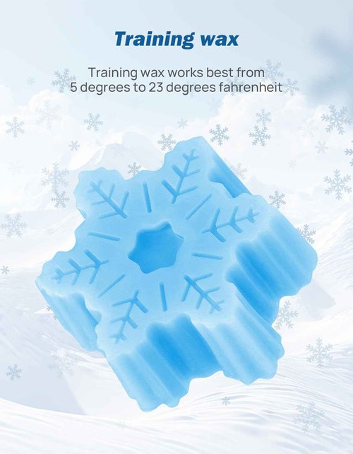 JOYTUTUS Ski Snowboard Wax Kit, Complete and Portable Snowboard Ski Tuning Kit with Dual Voltages Wax Iron, Snowflake Wax, Edge Tuner, 3 Brush Kit, 2 Wax Scraper, 4 Ptex