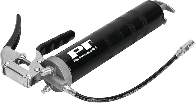 Performance Tool W54204 Professional 14oz Pistol Grip Grease Gun, Ergonomic and Efficient Lubrication Solution for Industr...