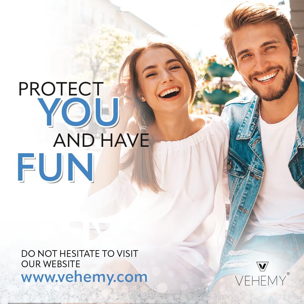 Vehemy Dental Dams 6-Pack, Latex-Free Oral Dams, Hypoallergenic Oral Barrier, Free of Flavors and Toxic Materials, Lightweight for Optimal Sensation, Designed for Your Safety (6)