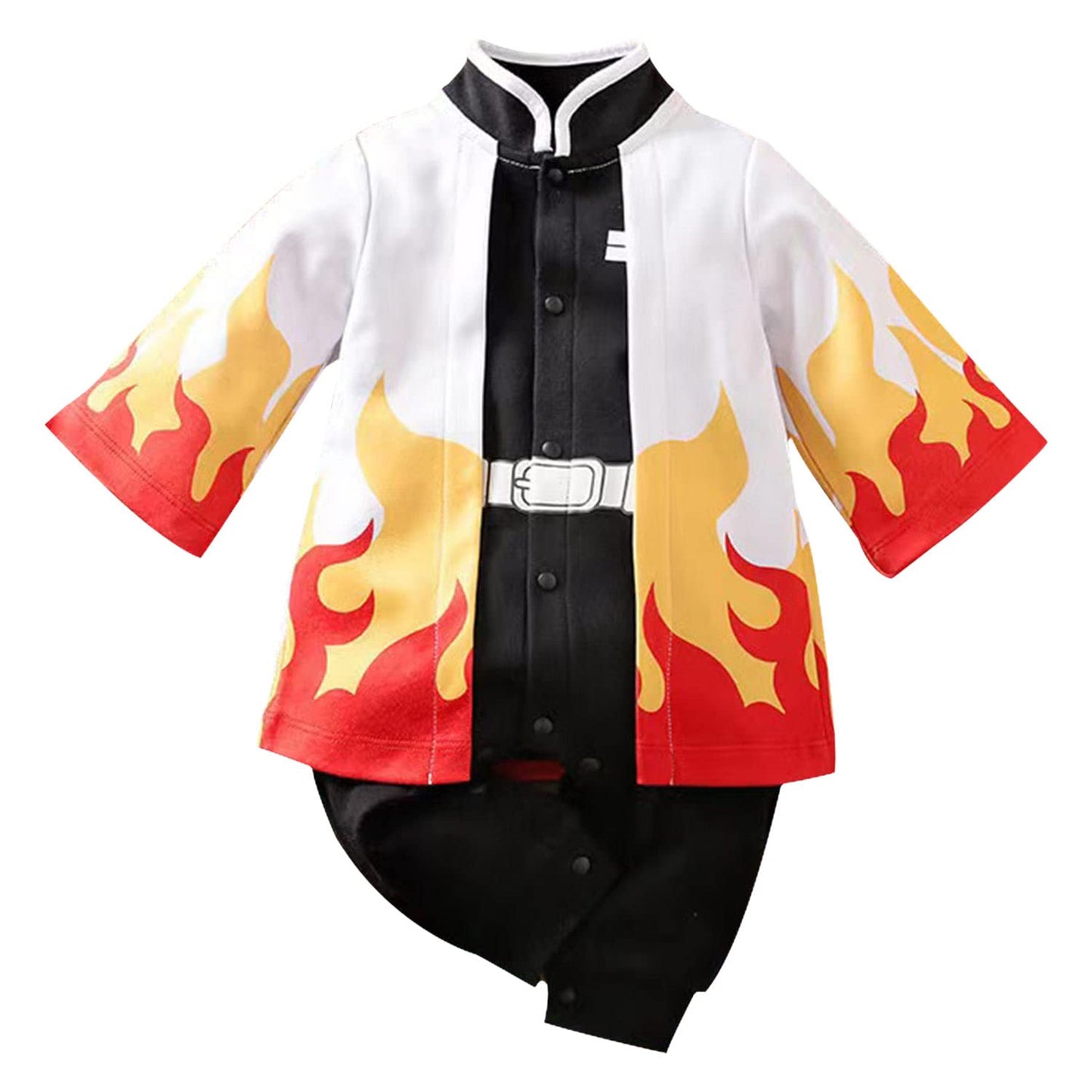 Zusnxaxe Anime Costume Baby Romper Newborn Halloween Thanksgiving Infant Christmas Jumpsuit Toddler Cosplay Outfit(Red,Long,0-3 Months)