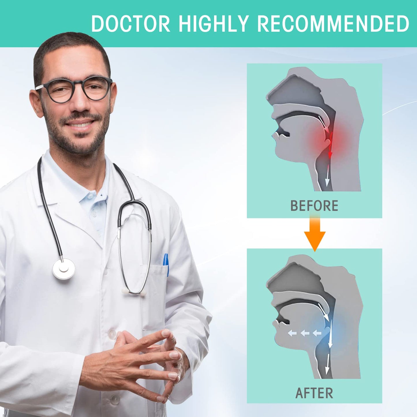 CINWAUVO Anti Snoring Nose Vent 8 Nasal Cones Nasal Dilator to Stop Snoring - Effective Snore Stopper Anti Snoring Devices Easy to Use Snoring Solution