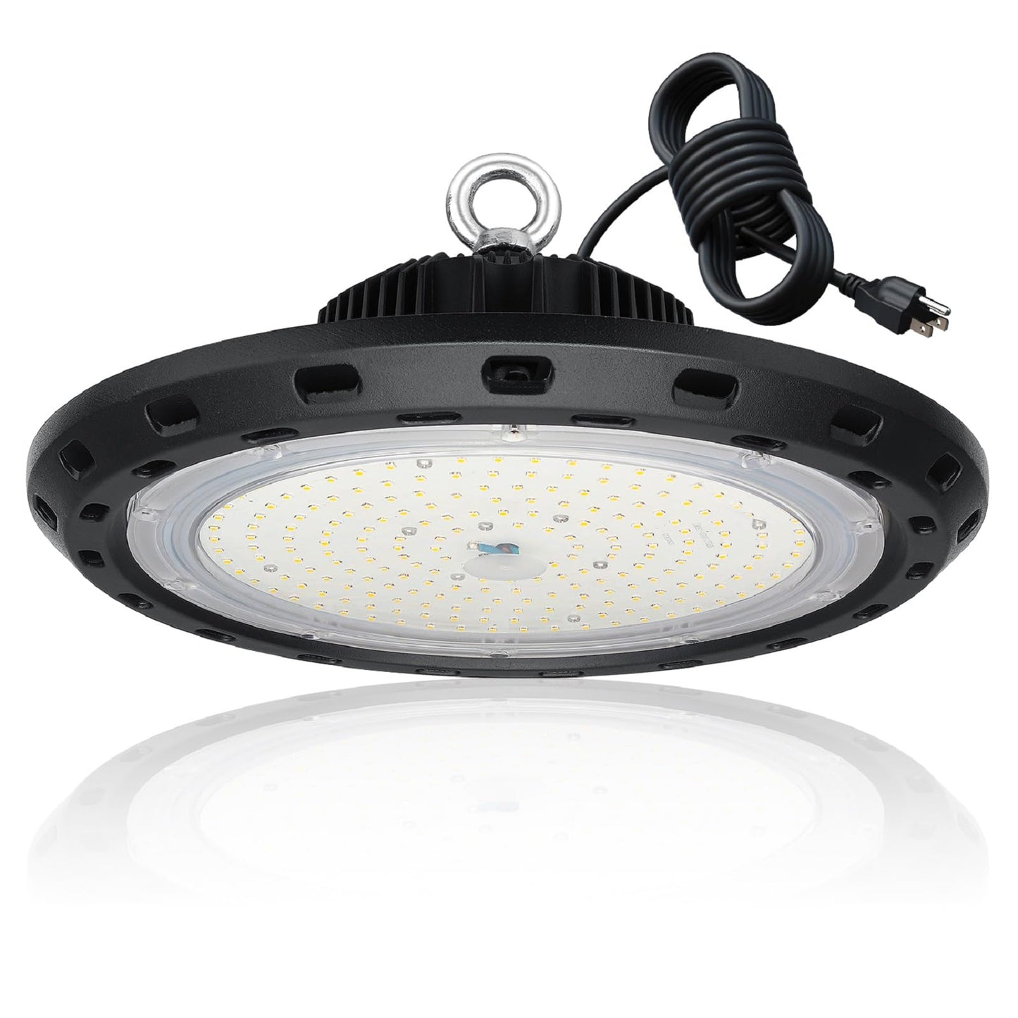 BEULT High Bay Led Shop Lights 100W 15000LM (Equiv. 400W MH/HPS) UFO Led High Bay Light for Shop Warehouse Workshop Factory 1Pack AC100-277V