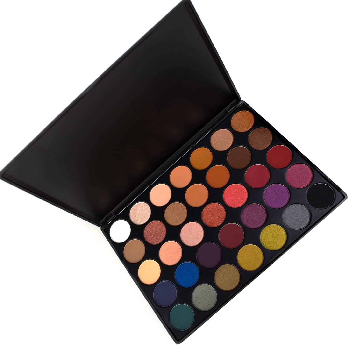 Palladio Ultimate Pro Eyeshadow Palettes, Professional and Personal Use, 35 High Pigmented Powder Colors, Matte, Shimmer, Satin