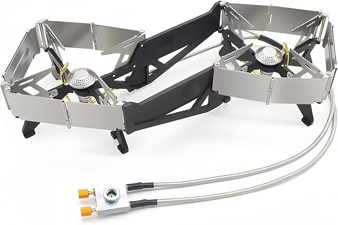 BRS-32 Portable Camping Stove, Foldable, Adjustable Control, and Carrying Case Included - Experience Hassle-Free Outdoor C...