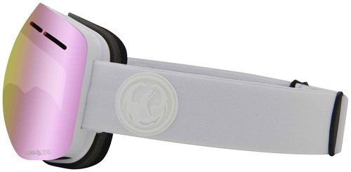 Dragon Unisex X1S Snow Sport Goggle - Whiteout Frame | Lumalens Pink Ion Lens