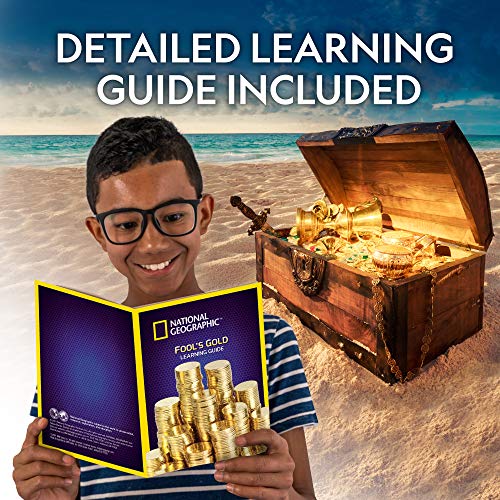 National Geographic Fool’s Gold Dig Kit – 12 Gold Bar Dig Bricks with 2-3 Pyrite Specimens Inside, Party Activity with 12 ...