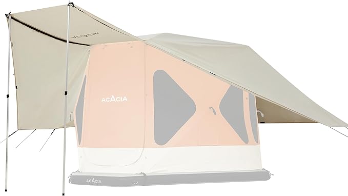 ACACIA Canopy 4 Person for Space Acacia Camping System, PU2000 Waterproof Camping Tarp for 4 Season Camping, UPF50+ Sunpro...