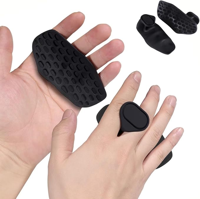 NiuMid Anti-Slip Workout Grips - Ergonomic Rubber Hand Protector Gloves for Weight Lifting, Pull-Ups, Gym Training and Exe...