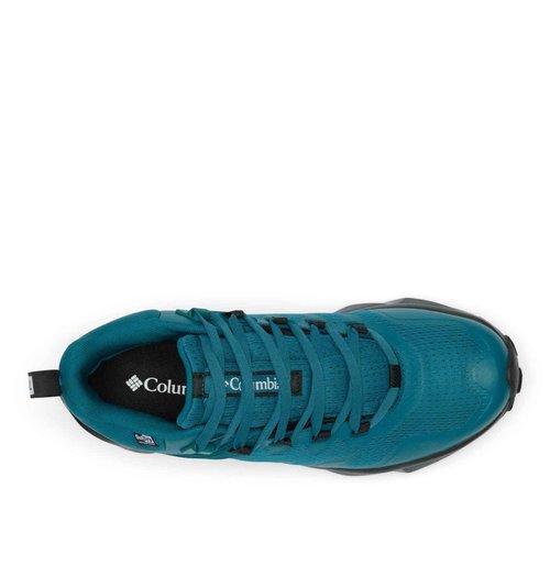 Columbia Mens Facet 75 Outdry Mid Waterproof Hiking Shoe, Deep Wave/Black, 9