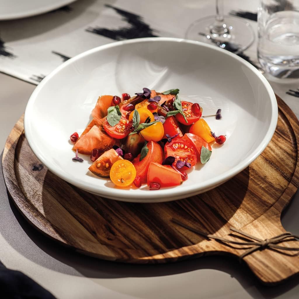 Villeroy & Boch Artesano Original Antipasti Plate : Acacia Wood, 11 in, Holz - Akazie, Brown