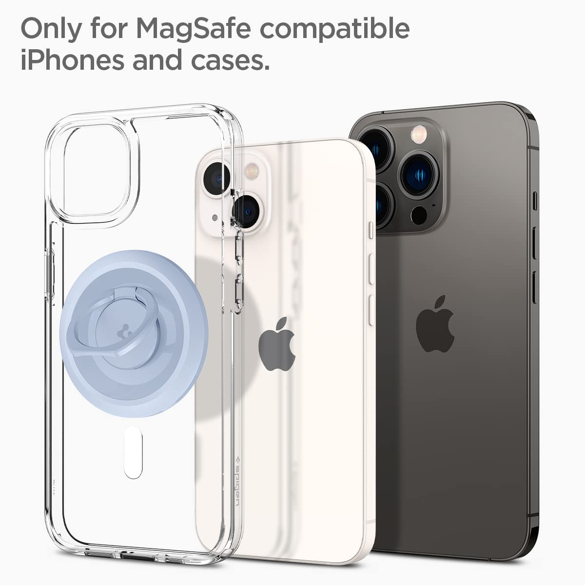 Spigen O-Mag Ring (Magfit) Magnetic Phone Holder Grip Designed For Magsafe Compatible With Iphone 16, 15, 14, 13, 12 And Pro/Pro