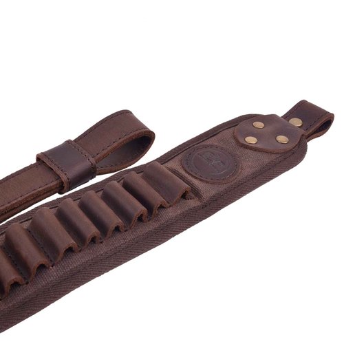 1 Set of Gun Buttstock Cheek Rest Pad with Sling for .357, .30-30, .38 .32Win Spcl.32-40. (Coffee-Canvas & Leather)