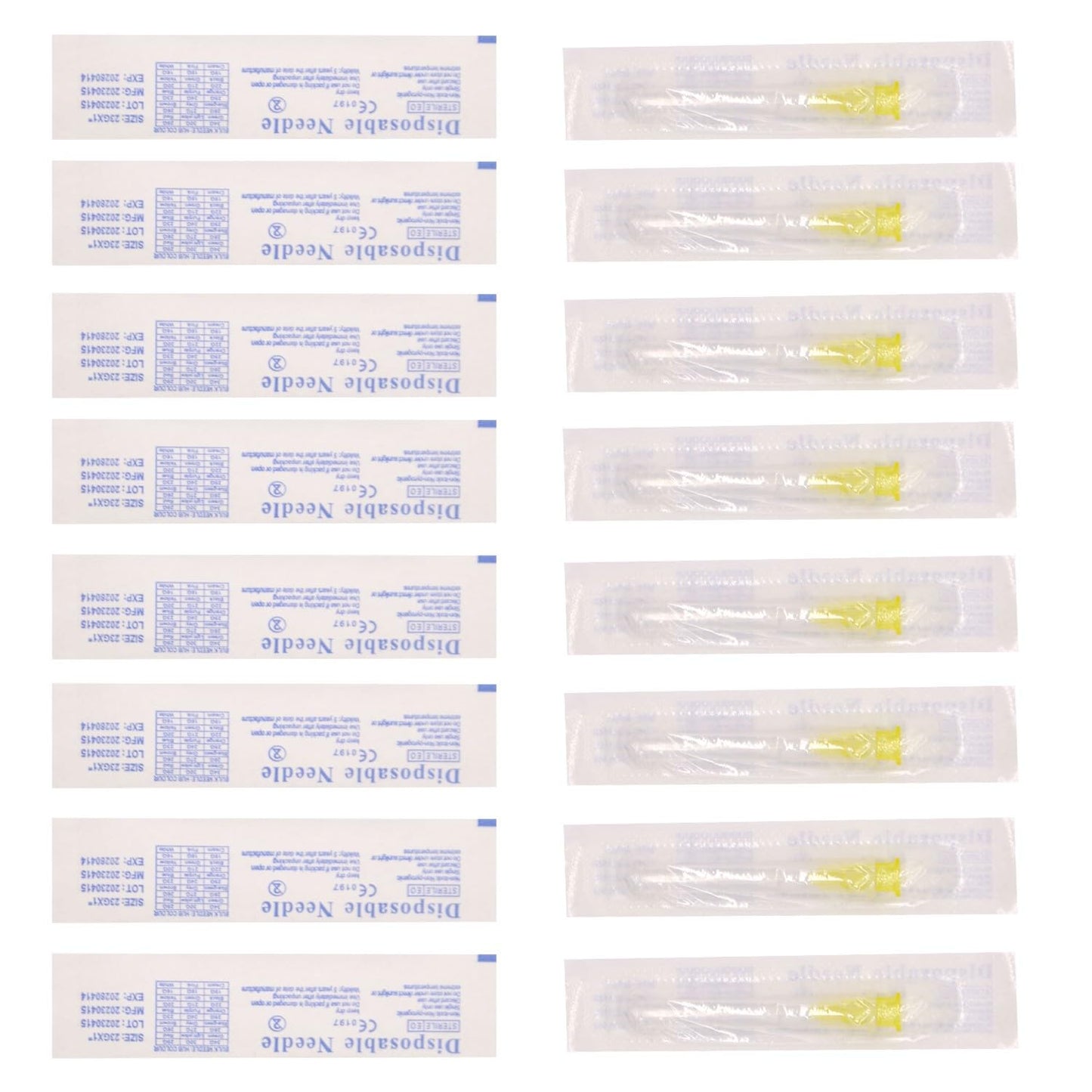 30 Gauge 1 Inch Needle: 100 Pcs Luer Lock Needles - Individually Sealed Packages (30G)