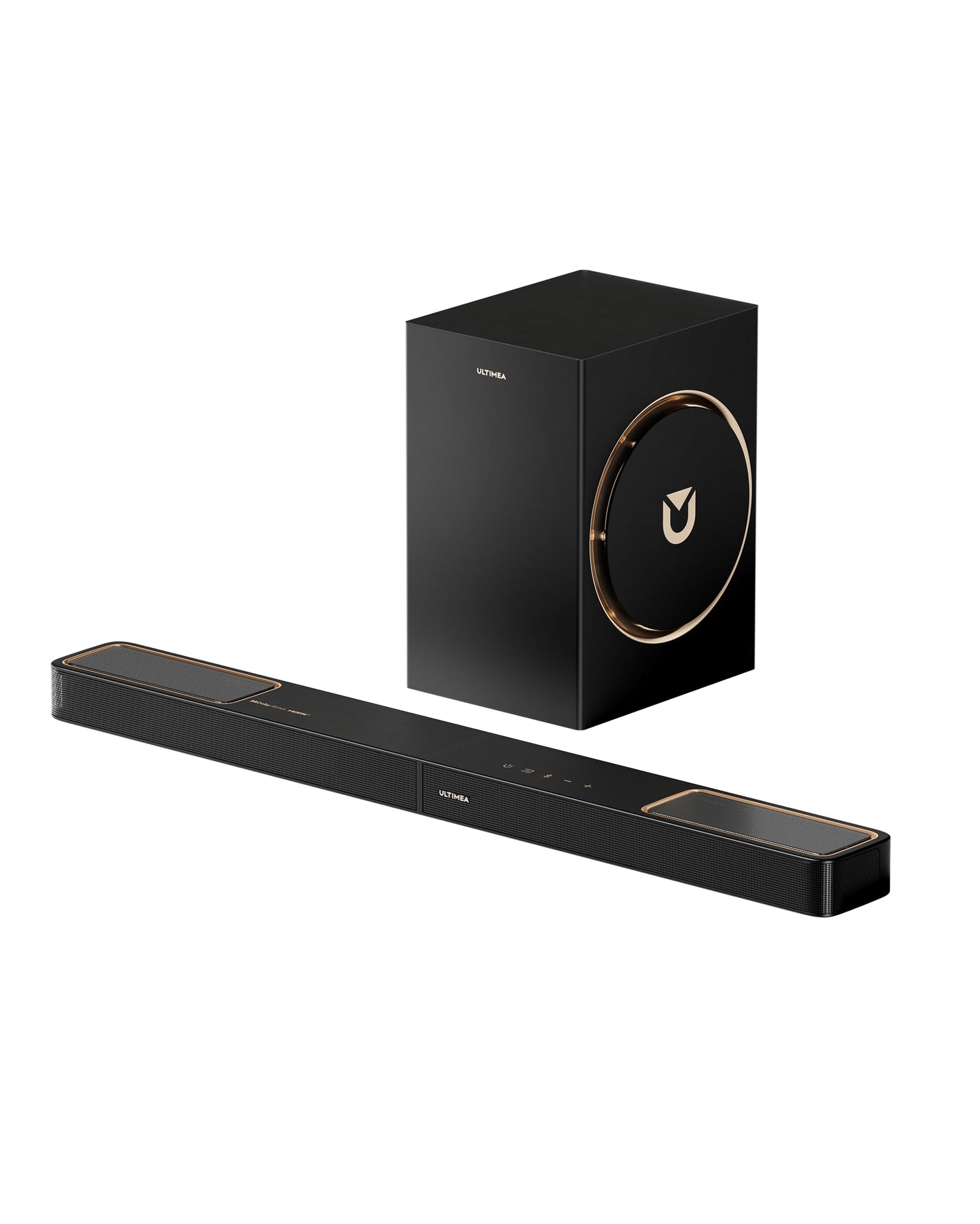 ULTIMEA 3.1.2ch Sound Bar with Subwoofer, Dolby Atmos, Surround Sound System for TV with 6.5 inch Subwoofer, Sound Bar for Smart TV, Soundbar for Home Theater, BT 5.4, HDMI eARC, Skywave F30 Boom