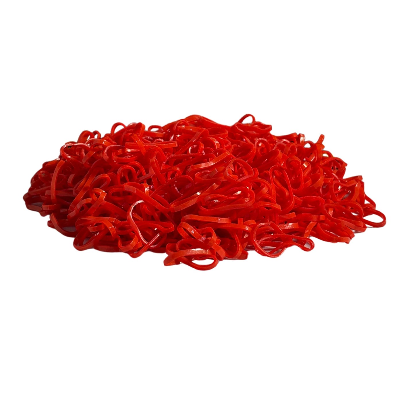 500 Pack Red Rubber Bands for Hair - Durable, No-Damage Elastic Hair Ties for Babies, Toddlers, Kids & Adults | Non-Slip, Multi-