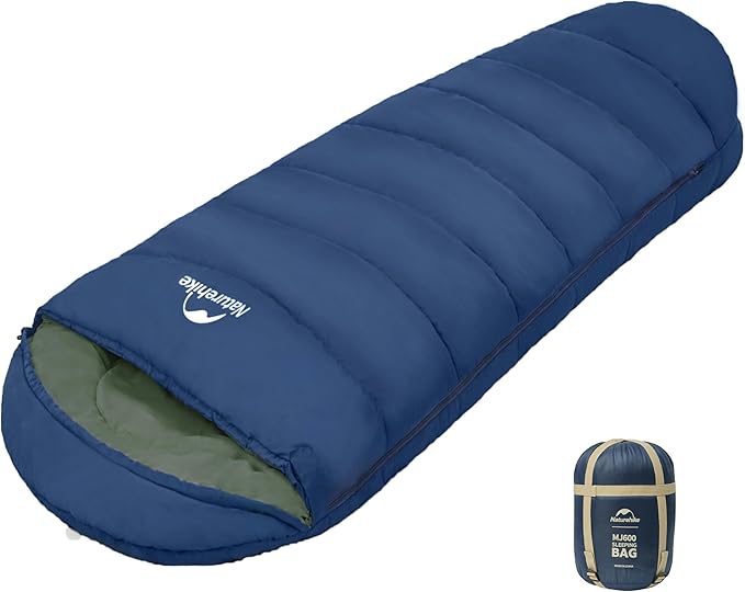 Naturehike Sleeping Bags for Adults, 10℉ 30℉ Mummy Backpacking Sleeping Bag, 0 Degree Lightweight Sleeping Bag Warm for Ca...