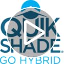 Quik Shade Go Hybrid 6' x 6' Sun Protection Pop-Up Compact and Lightweight 7' x 7' Base Slant Leg Backpack Canopy, Regatta...
