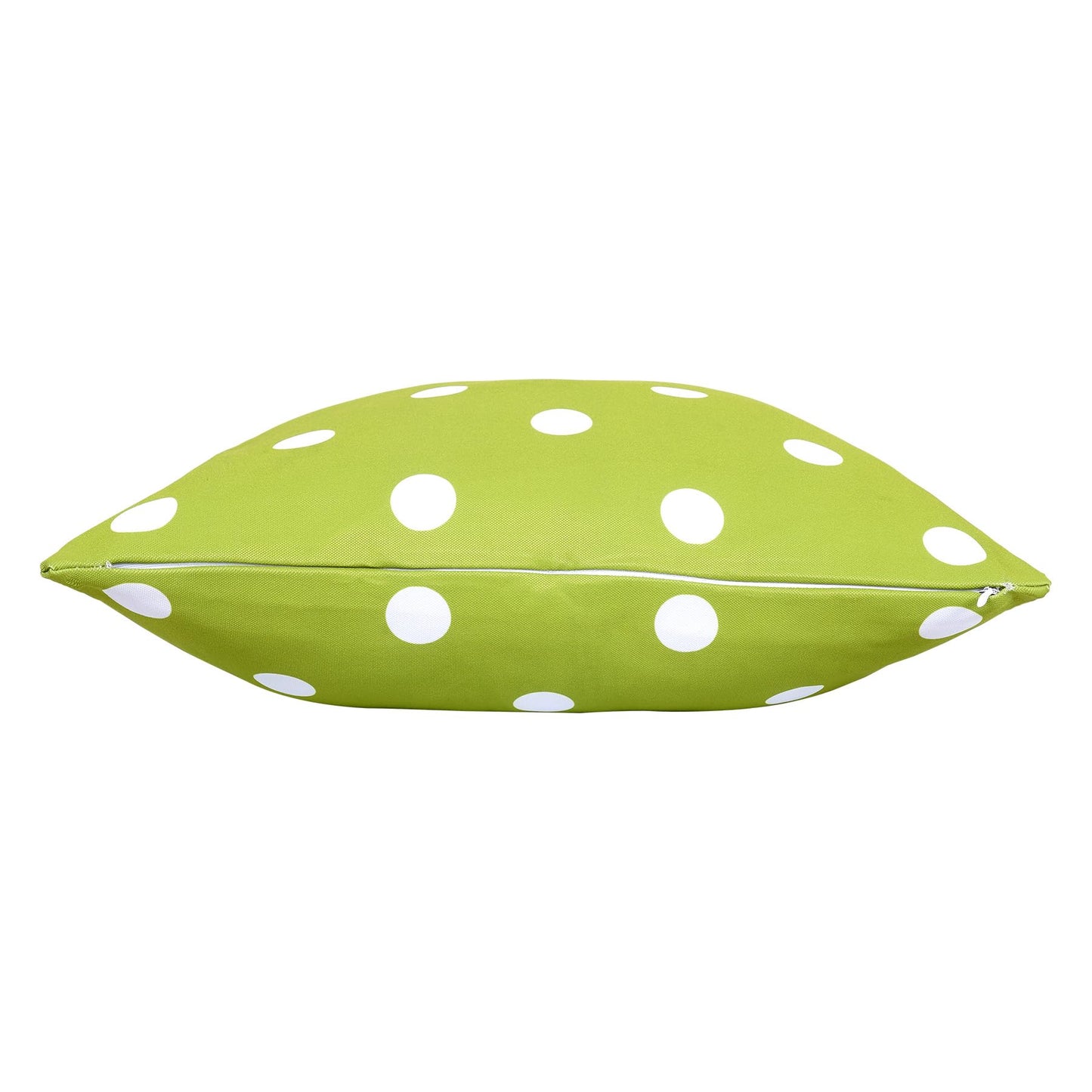 Poise3EHome Outdoor Throw Pillow Covers Set of 2 Waterproof Decorative Pillow Covers for Living Room, Couch, Patio, Spring, 18X18 Inches, Green Polka Dot