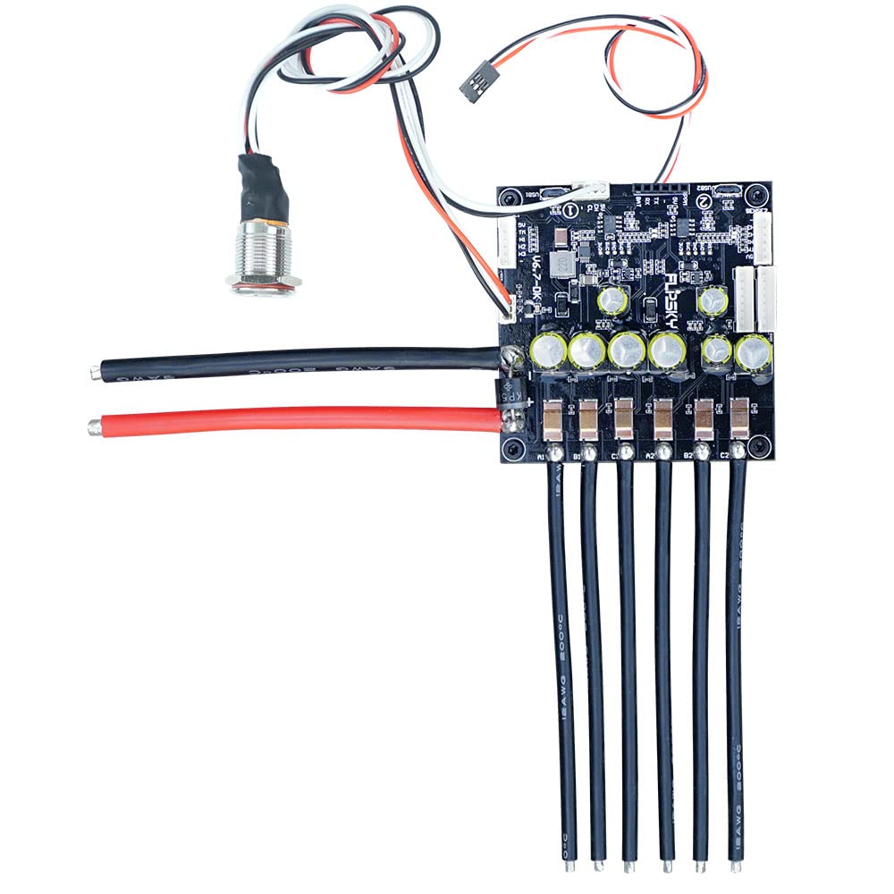 Flipsky Dual FSESC6.7 Plus with Anti-Spark Switch Integrated Based on VESC6 Electric 100A 12S ESC Speed Controller for Electric Skateboard