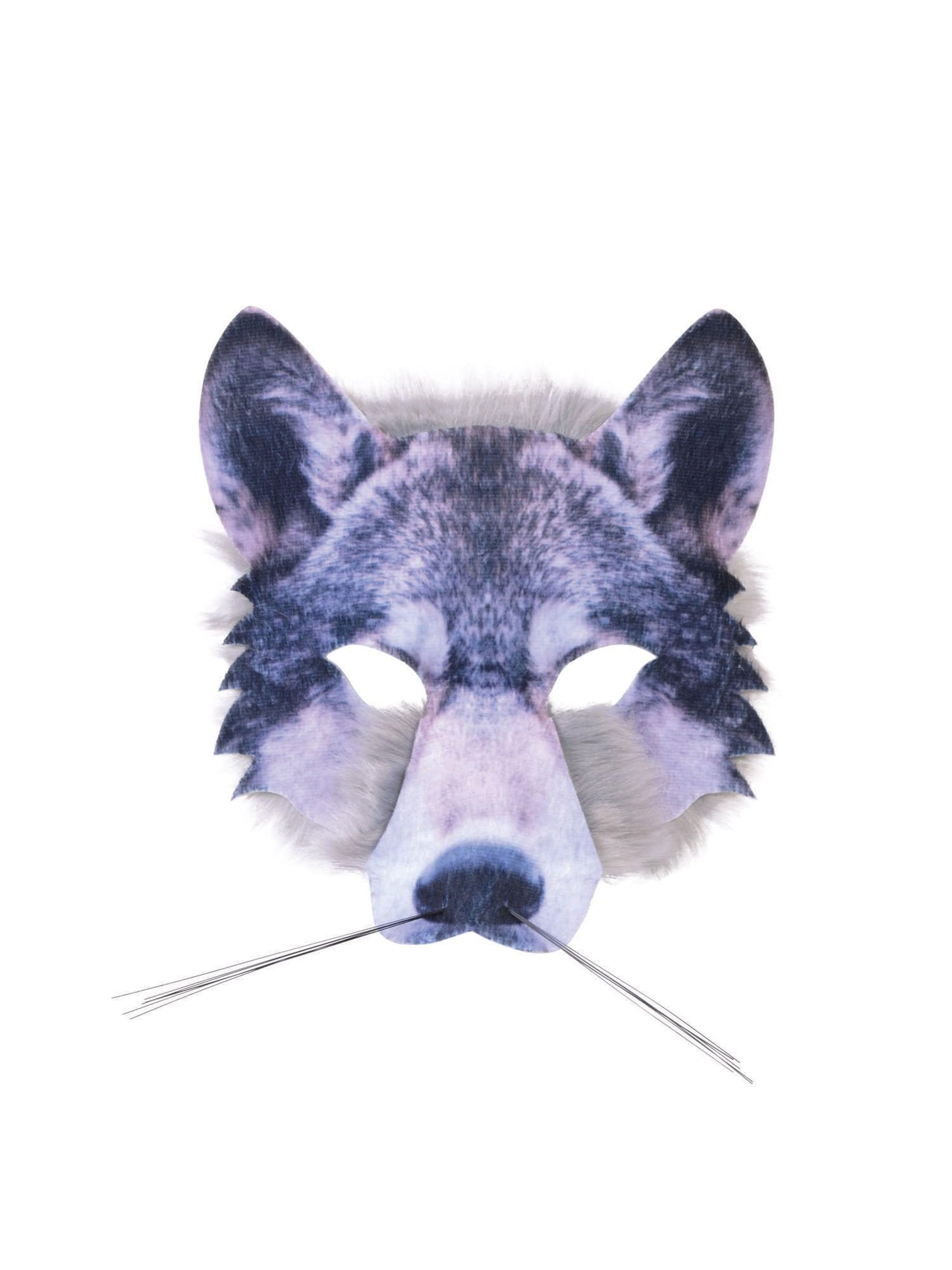 Rubies Unisex Animal Face Mask, Wolf, One Size for Themed Parties and Halloween