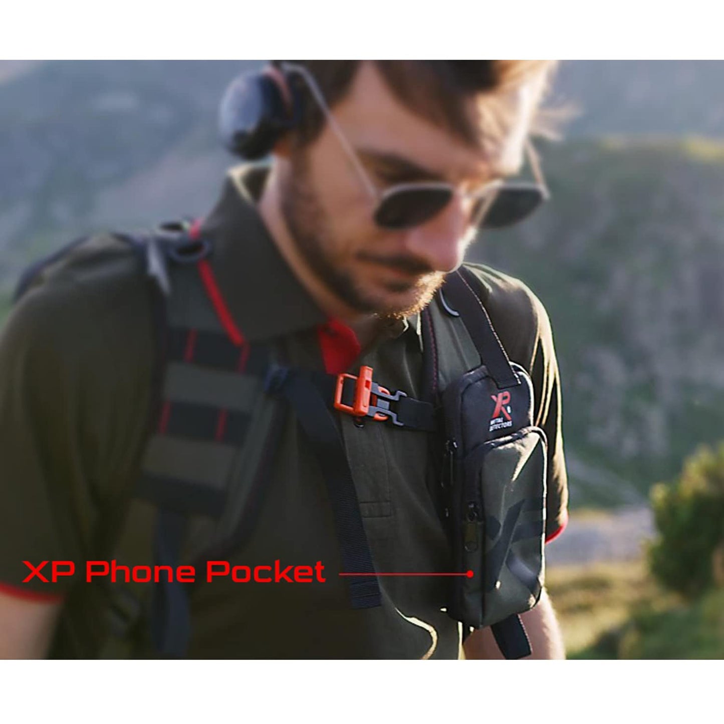 Xp Phone Pocket To Safely Store Your Mobile Phone, Your Remote Control Or Your Small Finds, With Molle Attachment Systems (Xppho