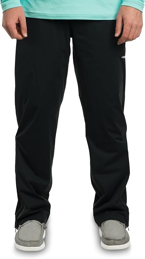 Whitewater Fishing Men’s Packable Rain Pants, Lightweight Waterproof Rain Gear