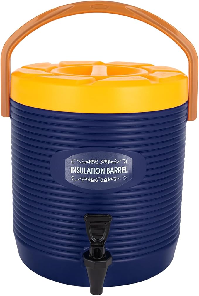 3 Gallon Insulated Beverage Dispenser, Stainless Steel Commercial Drink Dispenser with Spigot, 24H Hot/Cold Thermal Carafe...