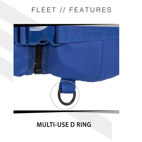 Jetpilot Fleet Neoprene Dual Coast Guard Approved Life Jacket PFD (Navy/Pink, L/XL)