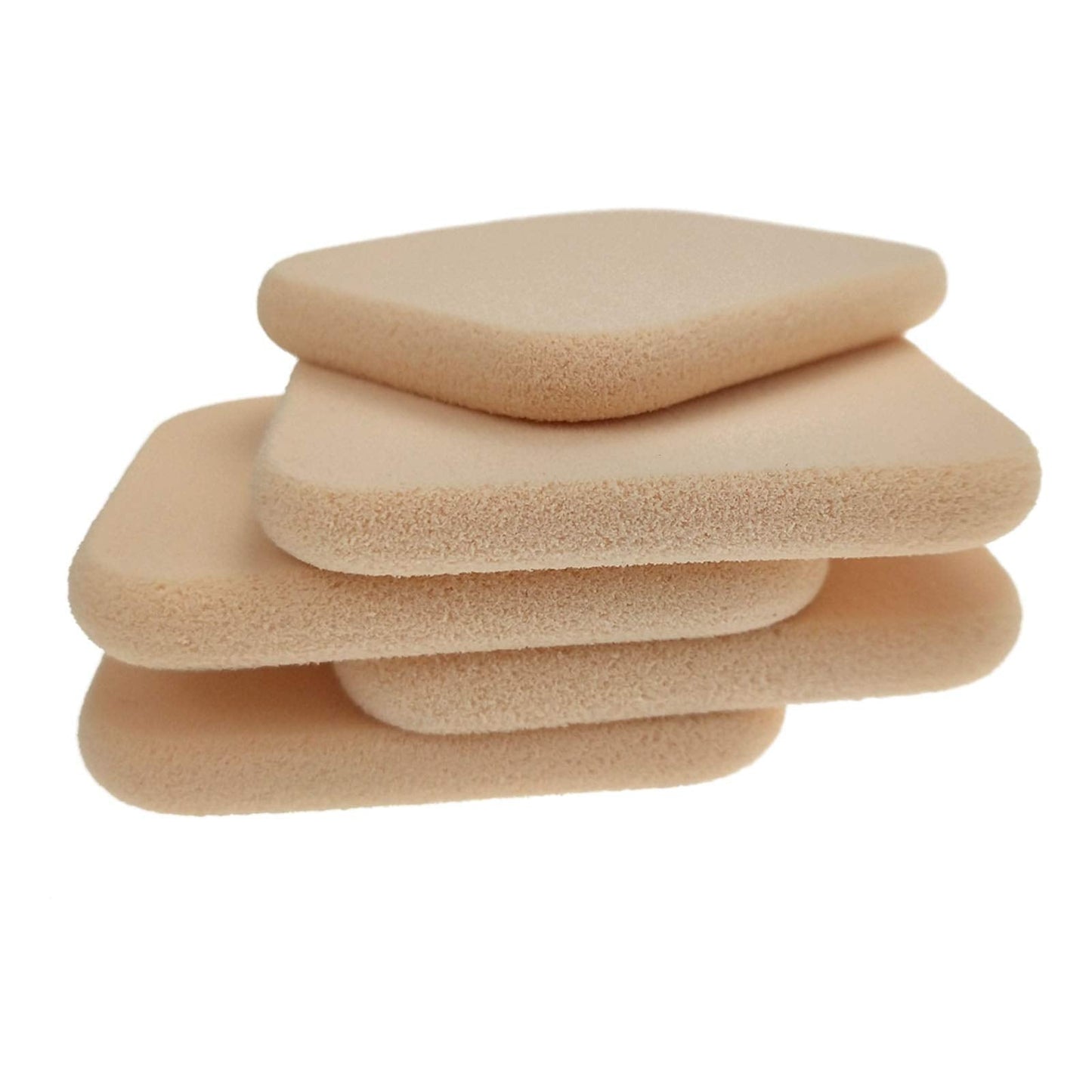 25 Pcs Women's Square Soft Makeup Beauty Eye Face Foundation Blender Facial Smooth Powder Puff Cosmetics Blush Applicators Spong