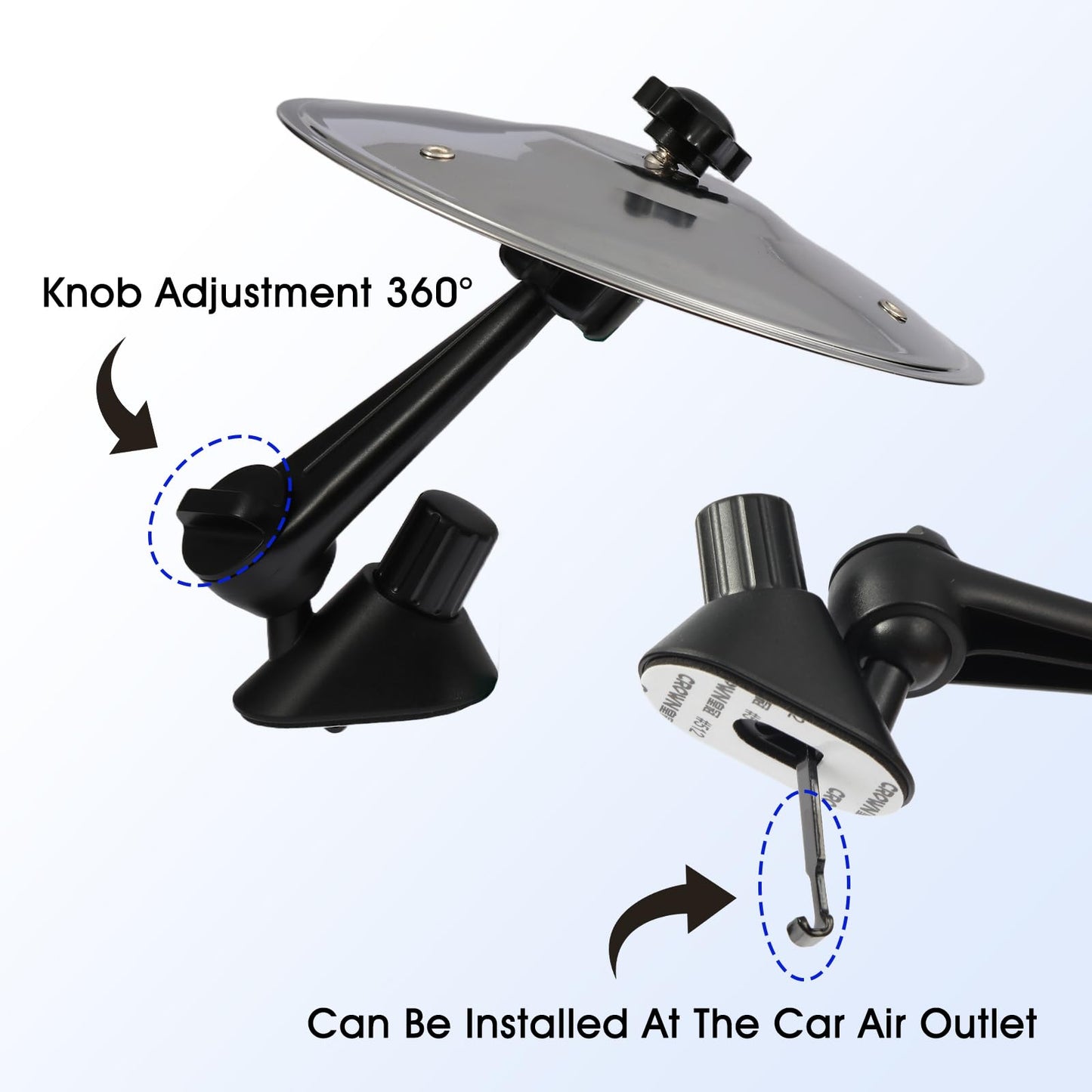 Car Cymbal Air Vent Car Crash Cymbal Air Vent Mini Drum Cymbal For Music Lovers