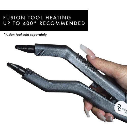 U Tip Hair Extensions by Everlong, Remy Human Hair, Fusion Glue Adhesive Method, Premium Keratin 56 gram Bundles, 22" #2 Darkest Brown