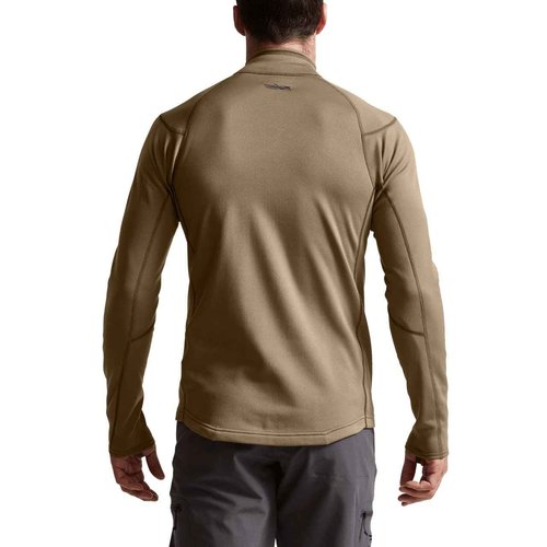 SITKA Gear Men's Core Midweight Zip-T Long Sleeve Hunting Shirt, Coyote, M