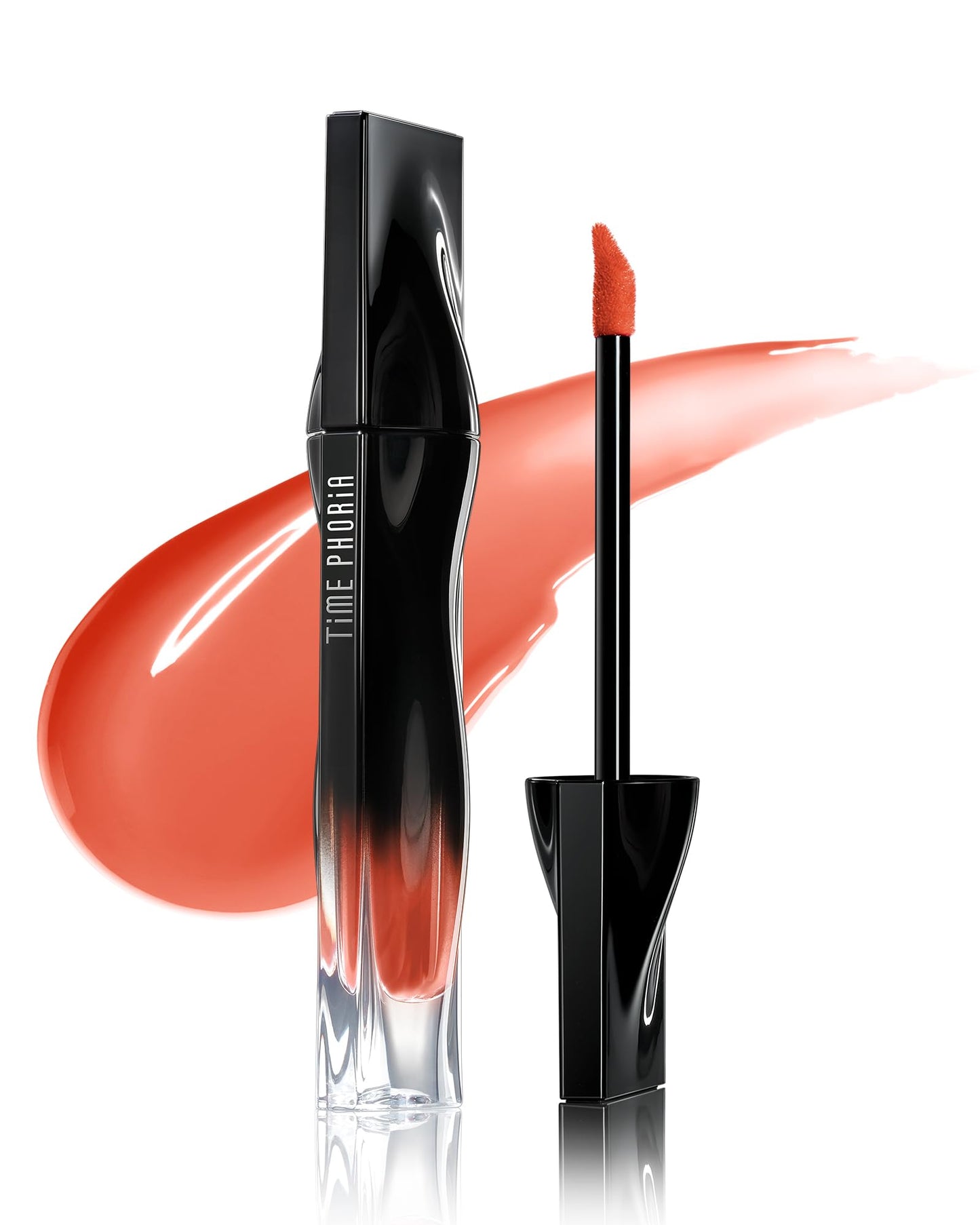 TIMEPHORIA Stellar Dust Lip Stain 02 Solaris, Transfer-Proof &Smudge-Proof Lip Gloss, Vibrant Orange Tinted Glossy Finish, High-