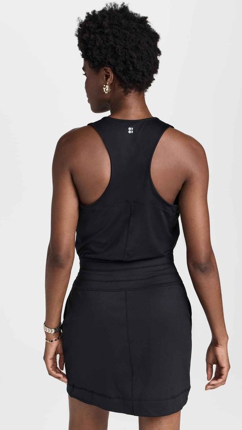Sweaty Betty Women's Gaia Yoga Dress, Black, Small