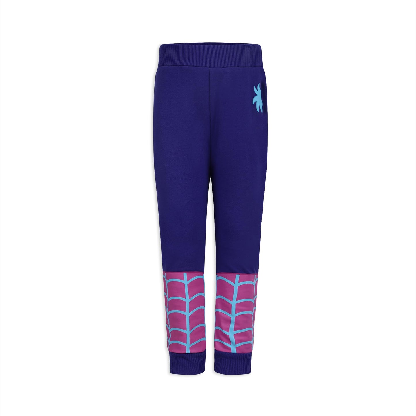 Marvel Girls Spider-Gwen Ghost Spider Zip Up Hooded Sweatshirt and Pants Set for Toddler and Big Kids