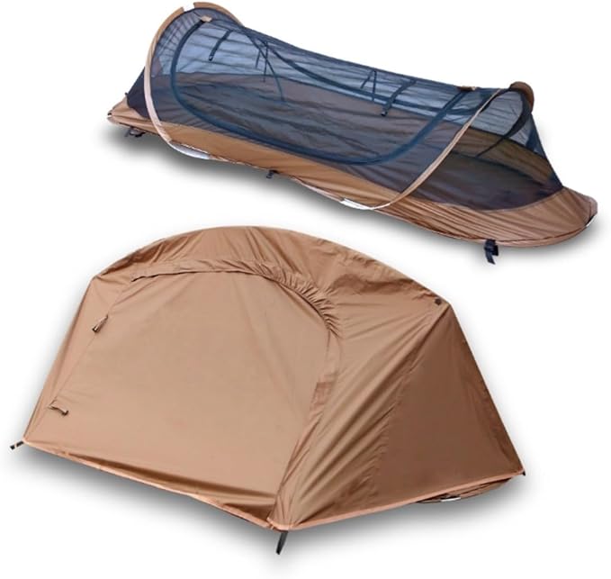 TGpao Waterproof Ultralight Backpacking bivy Tent | Freestanding 1-Person Tents for Camping/bivy/Hiking |，pop up Tent, Mos...