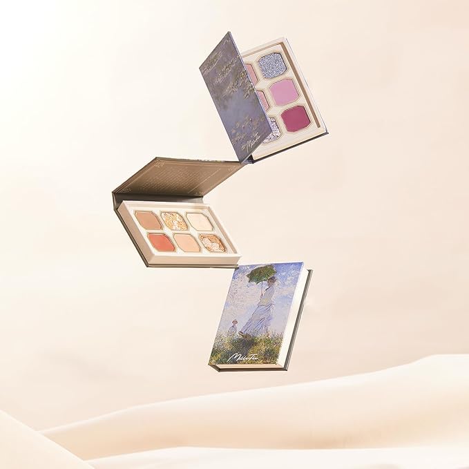 MilleFee Painting Eyeshadow Palette (06 Water Lilies), Eyeshadow Palette, Cool Deep, Cruelty-Free