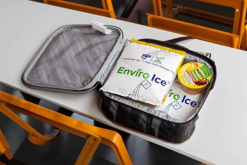 ENVIRO ICE ™ Non Toxic Ice Packs-48 Count (6" x 6" x 3/4") Reusable for Coolers, Food Shipping, Lunch Boxes, and Medicine Shipping
