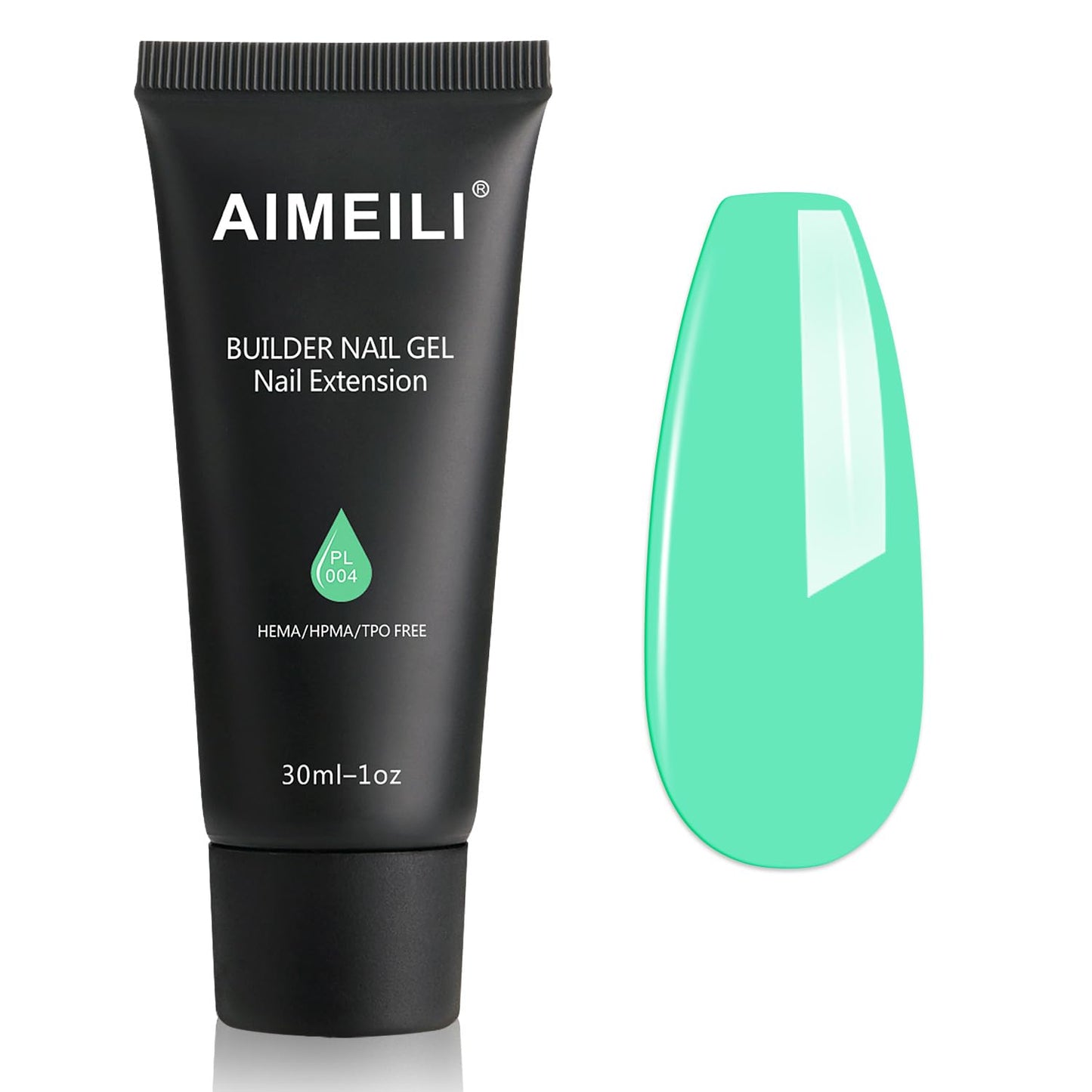 AIMEILI Poly Nail Extension Gel Blue Green Builder Nail Gel Hema Free Poly Nail Enhancement Nail Art Design DIY Salon Nail At Ho
