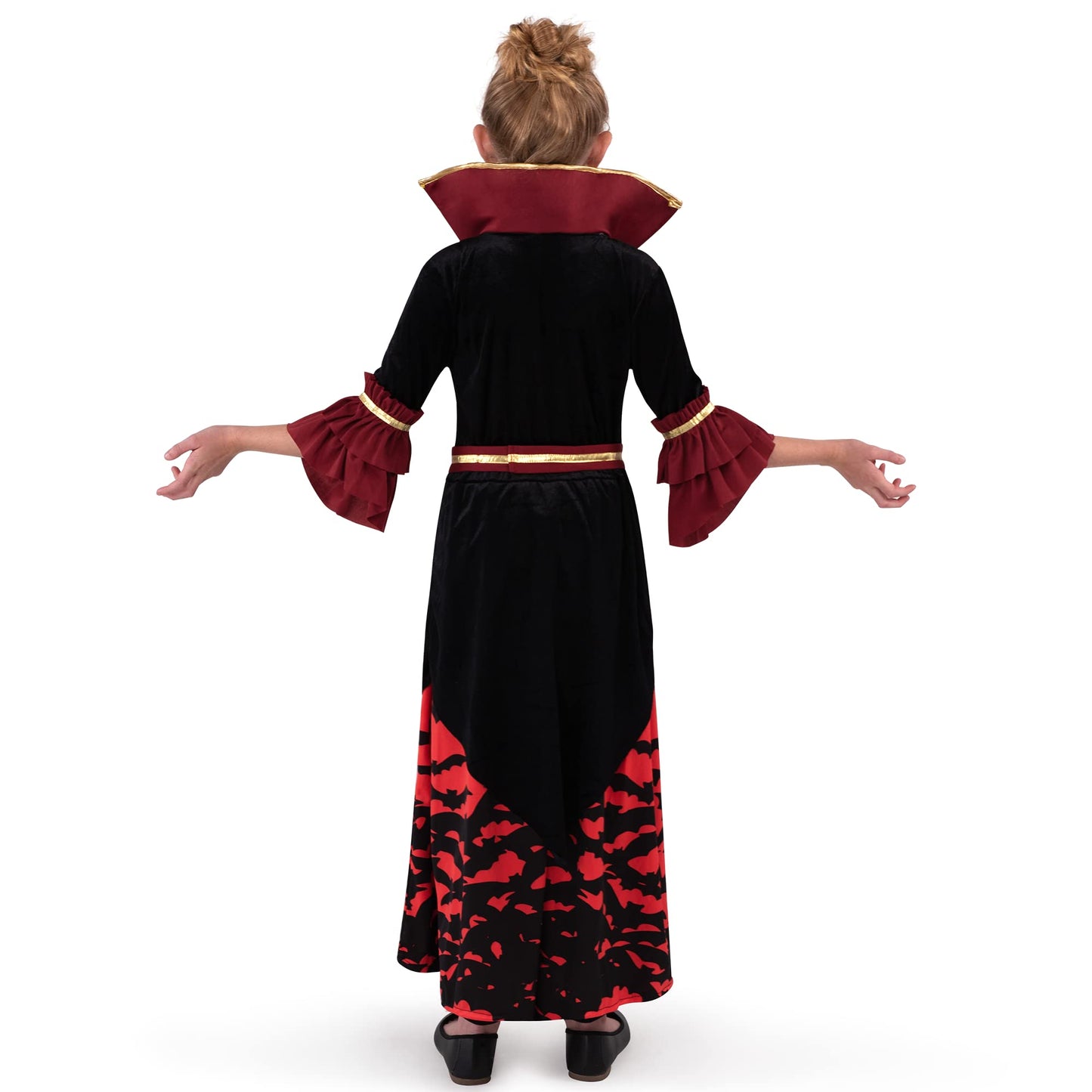 Spooktacular Creations Halloween Royal Scary Vampire Costume Set for Girls, Kids Victorian Vampiress Queen for Dress Up