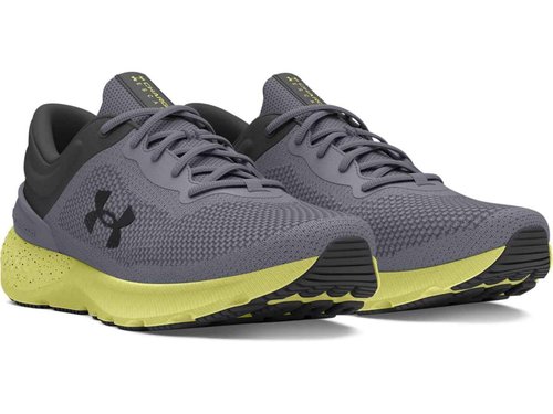 Under Armour Men's Charged Escape 4 Knit, (104) Steel/Castlerock/Anthracite, 9, US