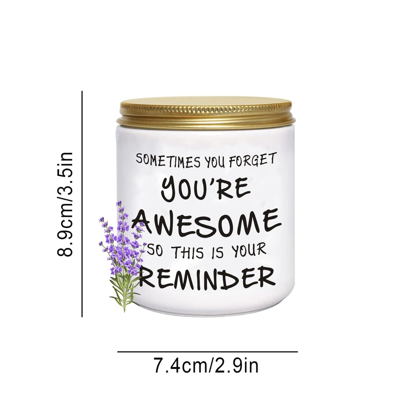 BFJLIFE Candles Gifts for Women Inspirational Unique Valentines Mothers Day Christmas Birthday Gifts for Her Sister Best Friend Wife Girlfriend Stocking Stuffers for Women Lavender Scented Candle