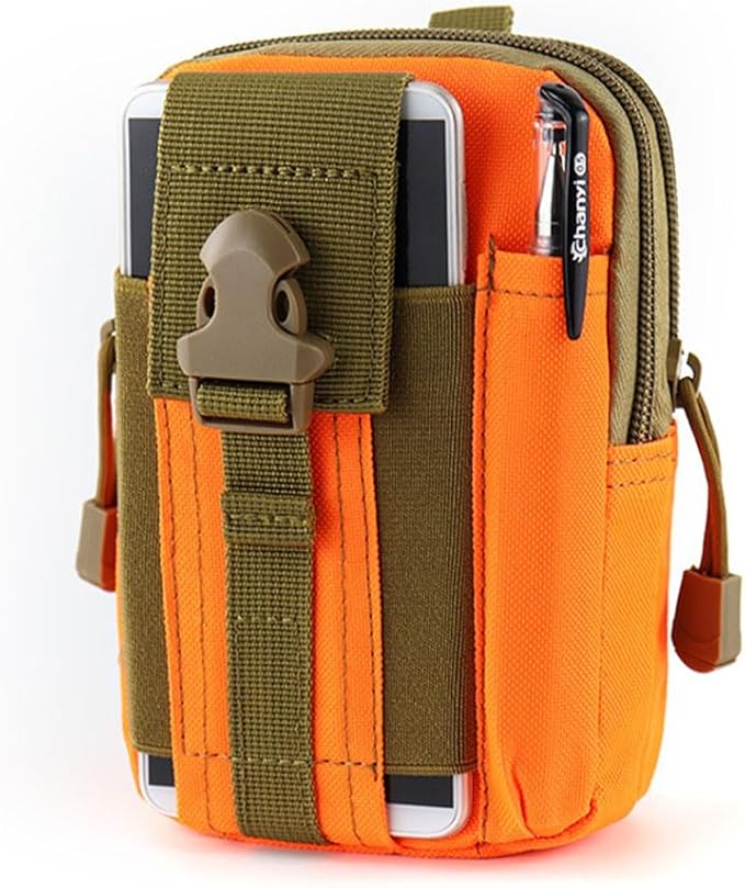 Tactical Waist Bag For Mobile Phone Men's Outdoor Sports Wrist Arm Bag Key Tool Chest Bag
