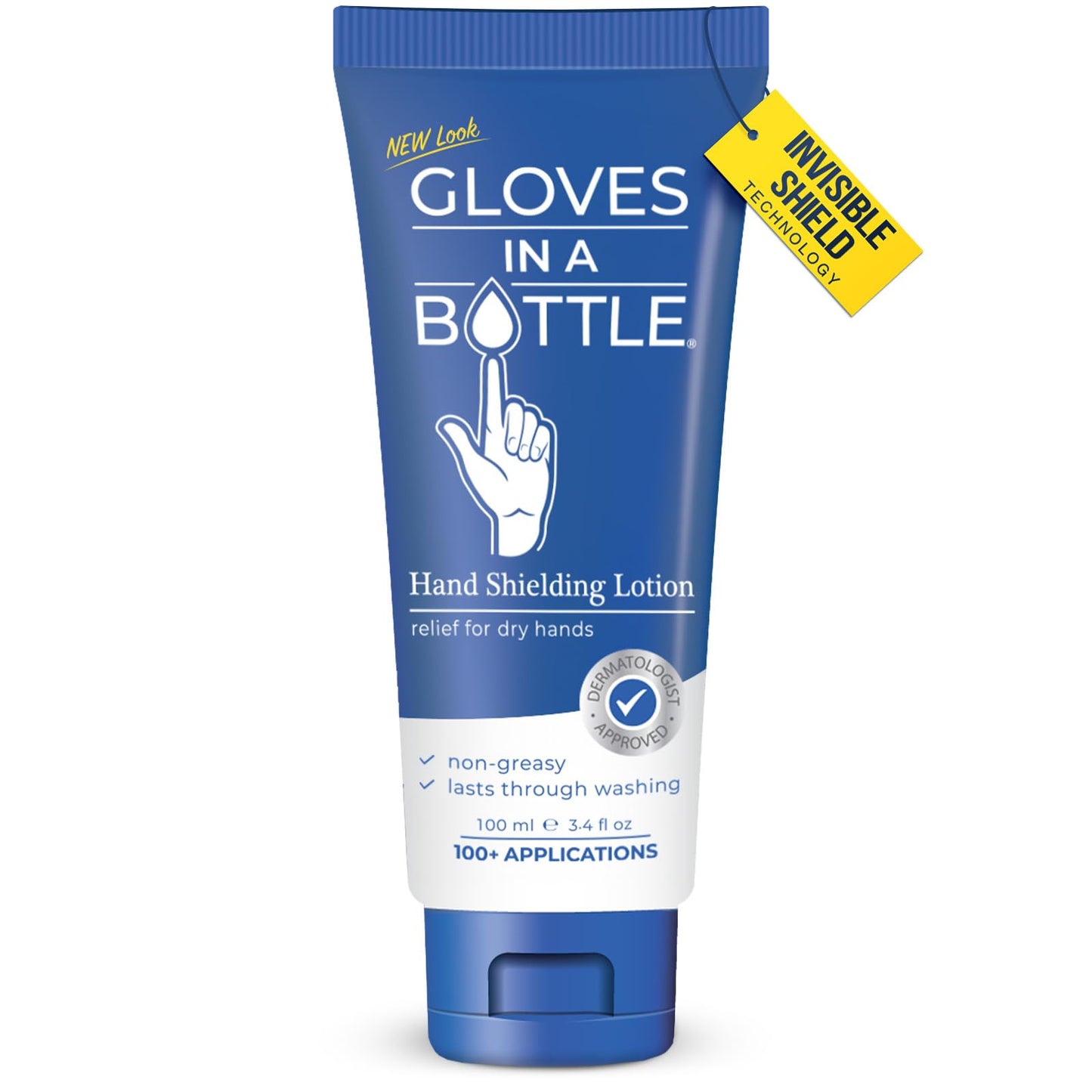 Gloves In A Bottle Psoriasis Eczema Relief Hand Lotion Travel Size - Shielding Lotion for Women, Men, 6 months old or older babi