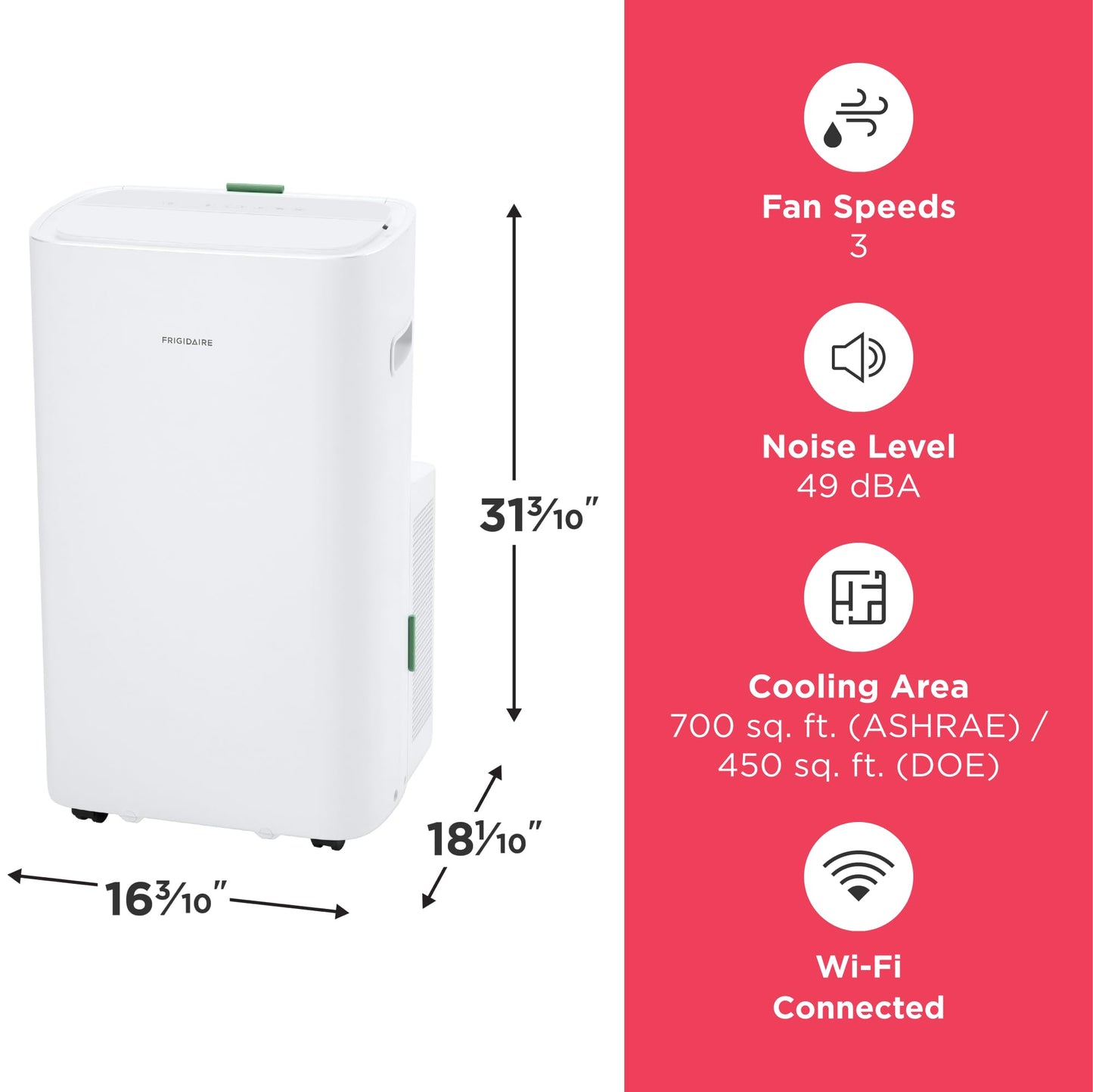 Frigidaire 14k Heat/Cool Portable w/Wifi