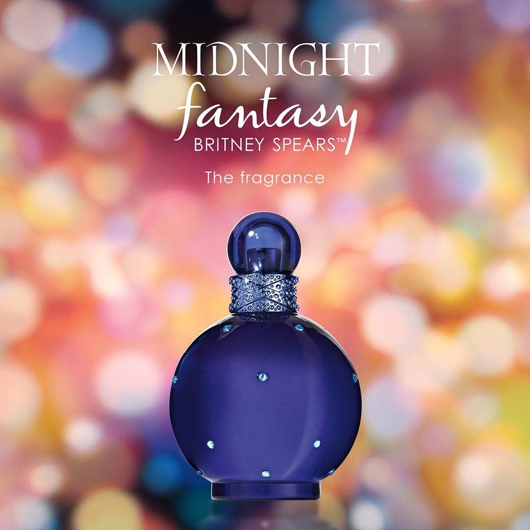 Britney Spears Women's Perfume, Midnight Fantasy, Eau De Parfum EDP Spray for Women, 1 Fl Oz