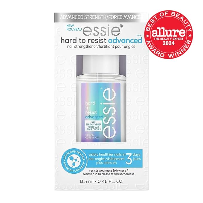 essie nail care, strengthener treatment, vegan, Hard To Resist Advanced, 0.46 fl oz