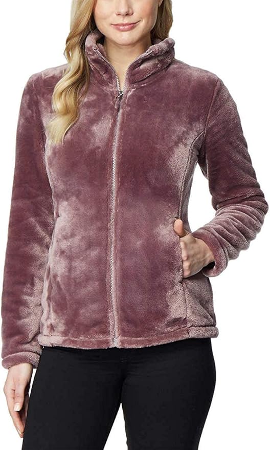 32 DEGREES Heat Women Soft & Cozy Plush Velvet Full Zip Jacket